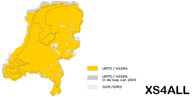 mobiel internet dekking xs4all